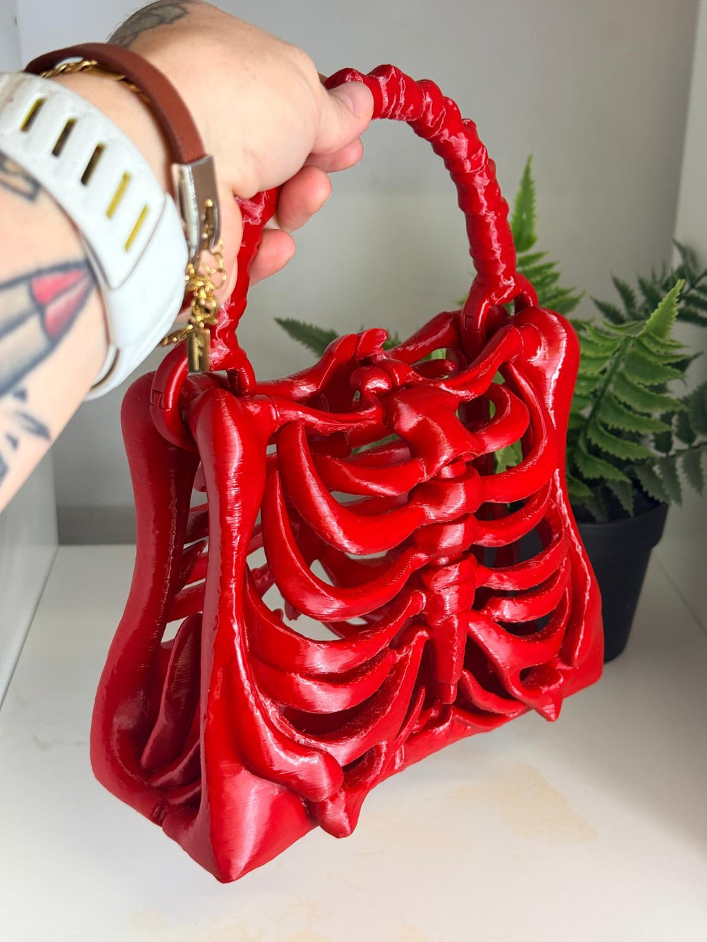 Articulated Rib Cage Handbag – Made to Order | Gothic Skeleton Purse