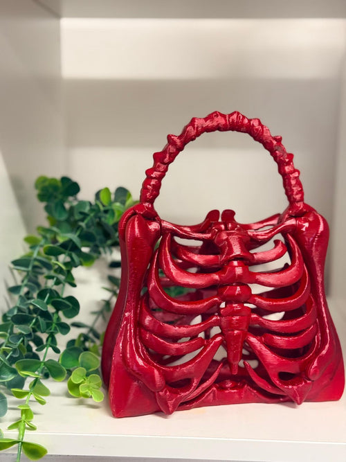 Articulated Rib Cage Handbag – Made to Order | Gothic Skeleton Purse