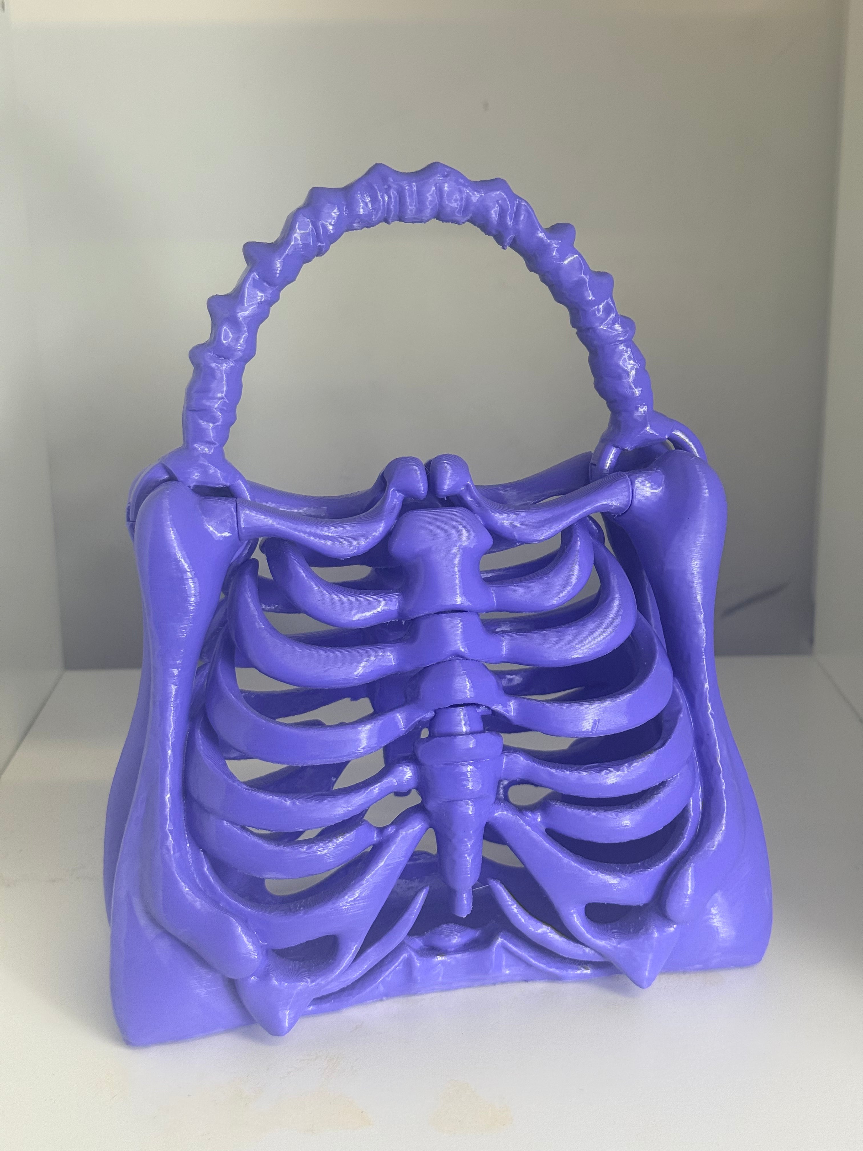 Articulated Rib Cage Handbag – Made to Order | Gothic Skeleton Purse