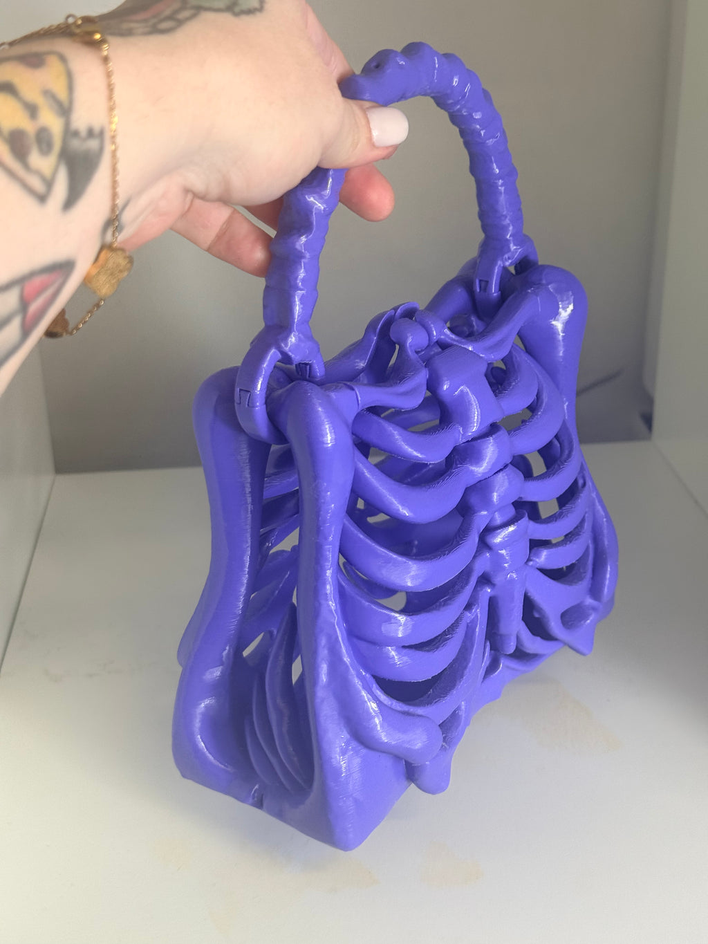Articulated Rib Cage Handbag – Made to Order | Gothic Skeleton Purse